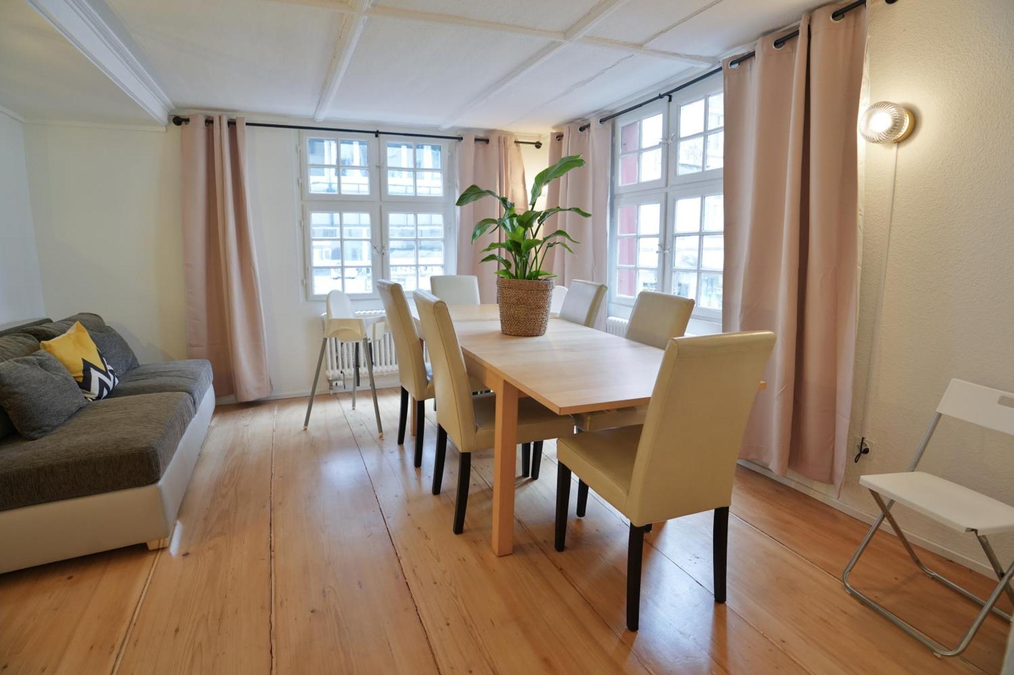 Cozy City Center, 4 Bedroom- 120Sq, 5Min Walk To Main Station Basilea Exterior foto